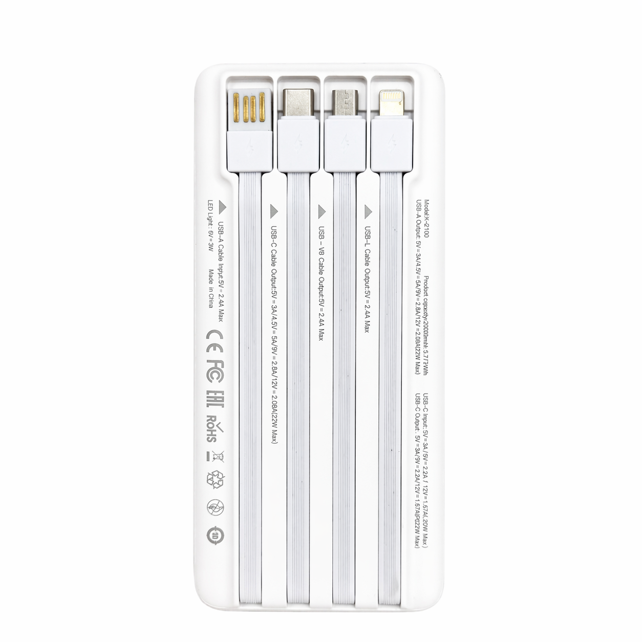 Yosonda 20000mAh 25W Super Fast Charging Power Bank – LED Display, Built-in Protection