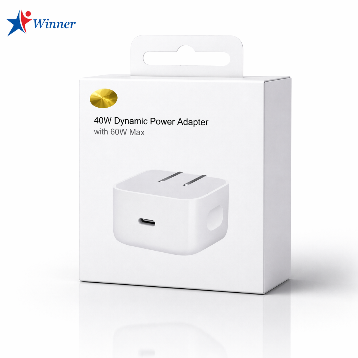 40W Fast Charger Adapter (60W Max) – iPhone 17 Compatible | Safe Charging | USB-C Power Adapter